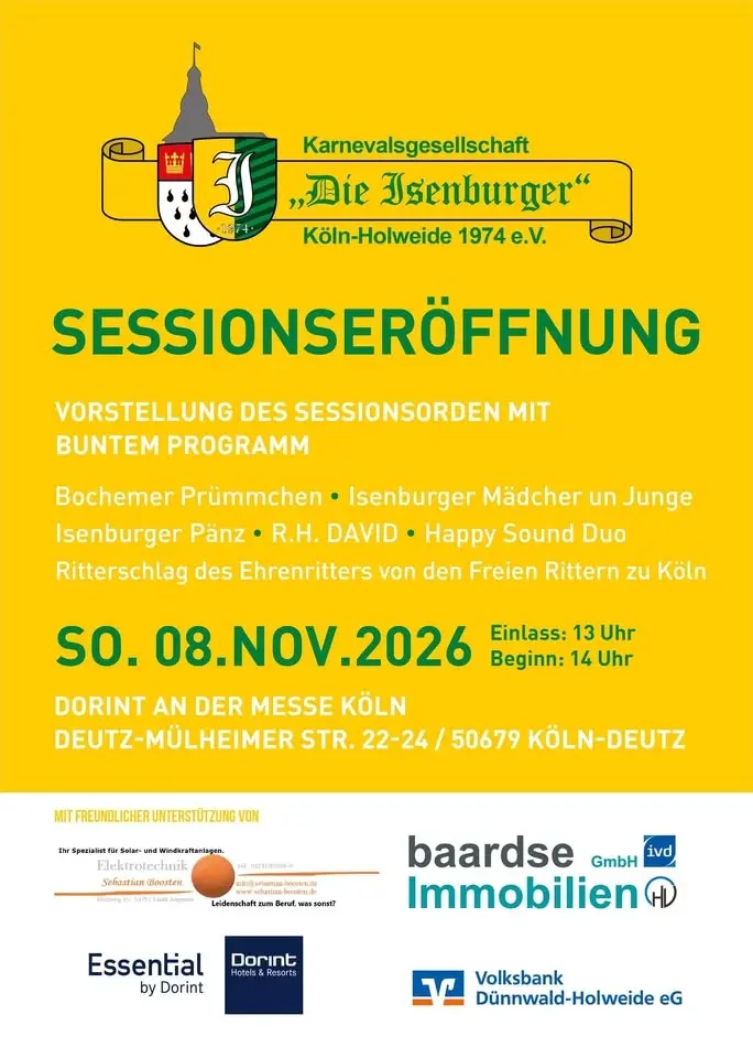 Sessionseröffnung KG ,,Die Isenburger“