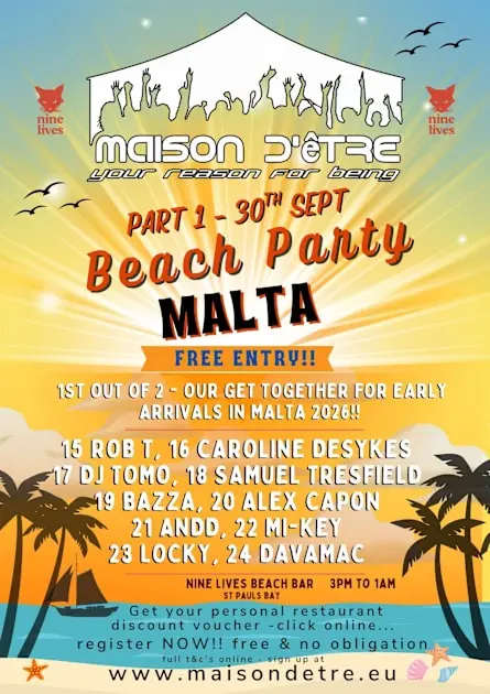 Maison D'être Malta Part 1 - Defected Week 30th September