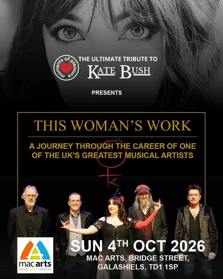 Moments of Pleasure: The Ultimate Tribute to Kate Bush present This Woman’s Work, a journey through 