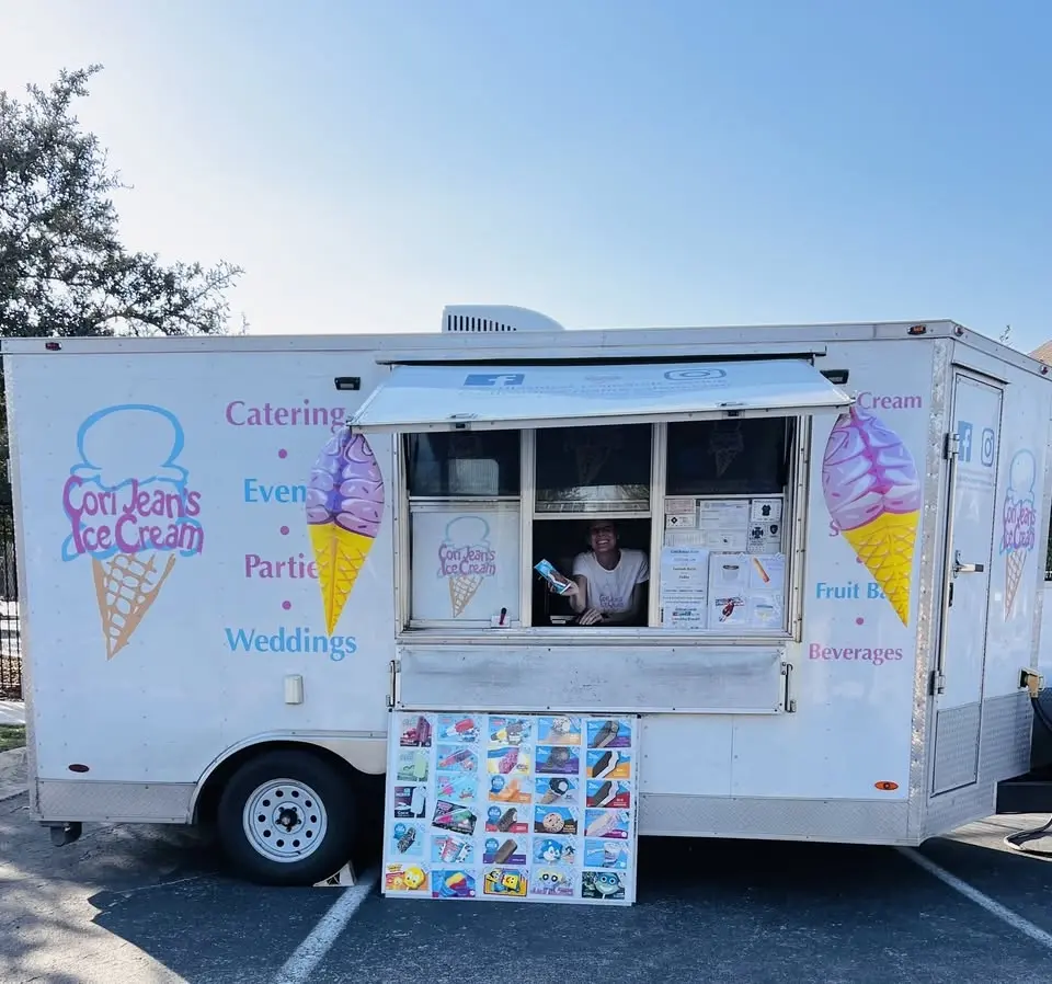Cori Jean Ice Cream Serving at Canyon Crest Community Pool