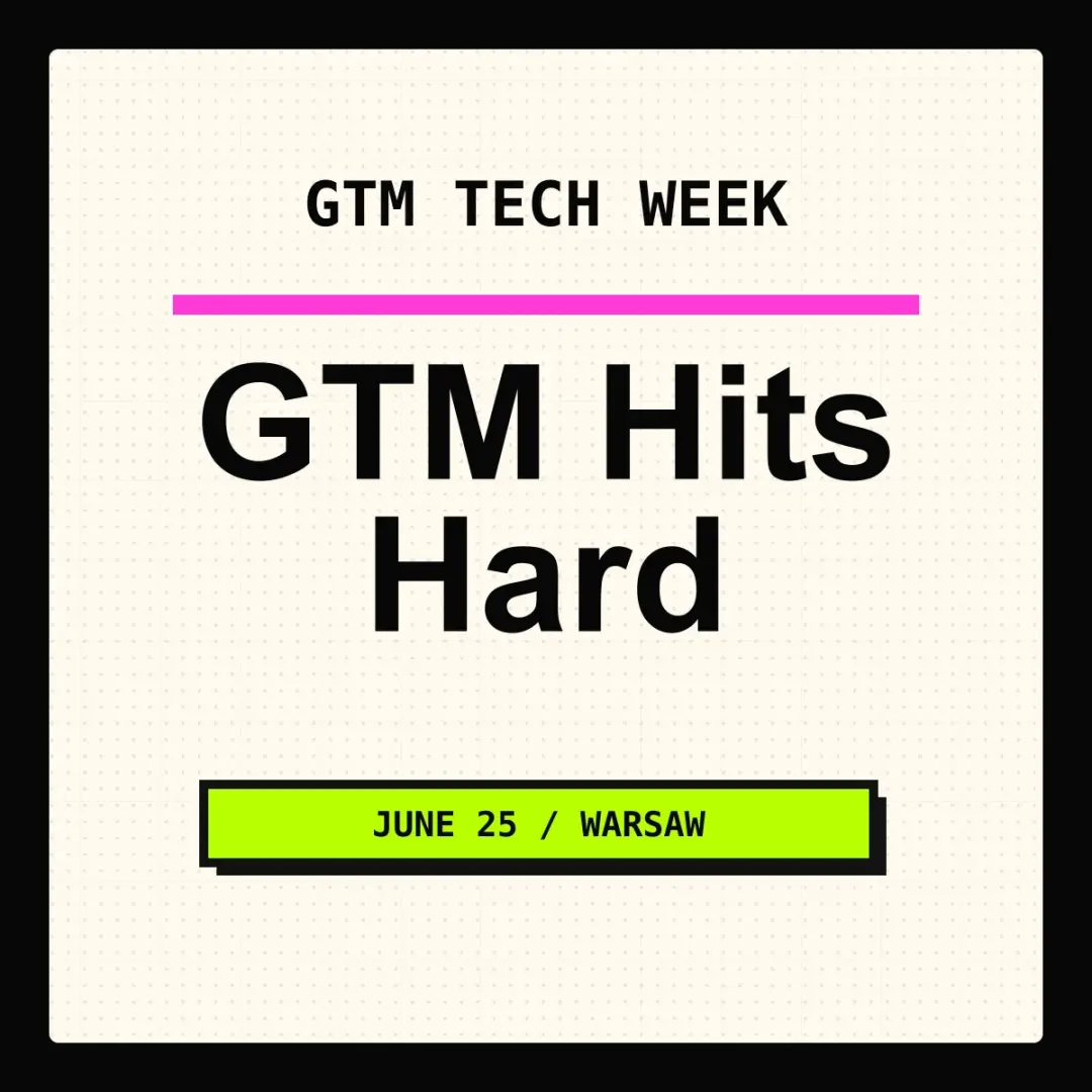 GTM Week: Afterparty - GTM Hits Hard
