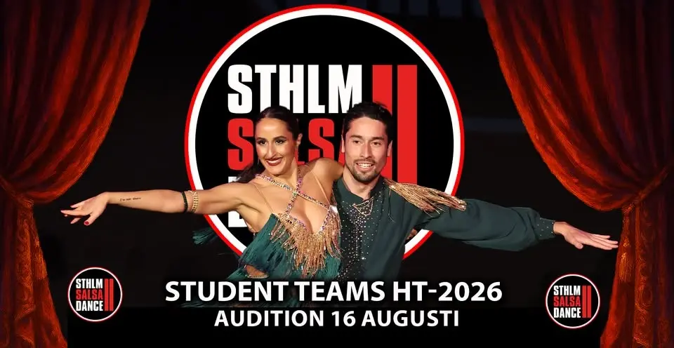 Audition för Stockholm Salsa Dance Student Team 16 augusti!