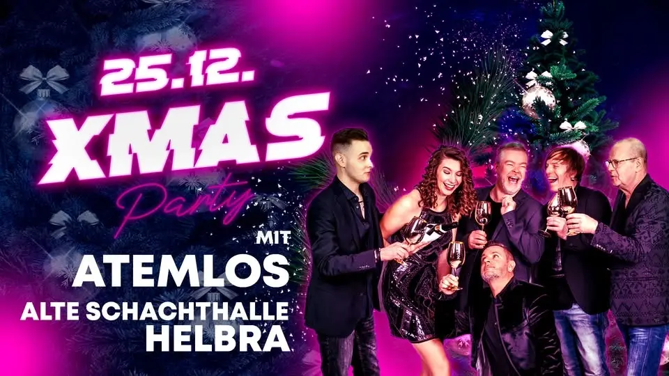 25.12 XMAS Party 👉 Mit der Band ATEMLOS