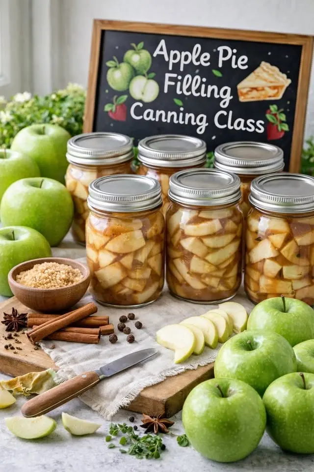 Canning Apple Pie Filling