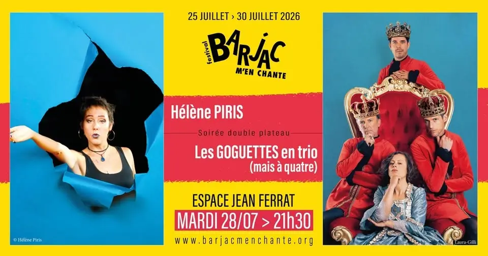 ✨ Les Goguettes, en trio mais à quatre / Hélène Piris-Kikteff ✨