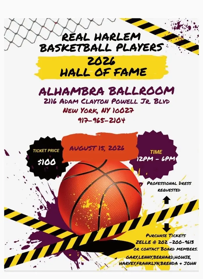 Real Harlem Basketball Players 2026 Hall of Fame Induction Ceremony