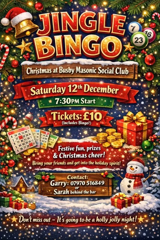 Jingle Bingo Family Night