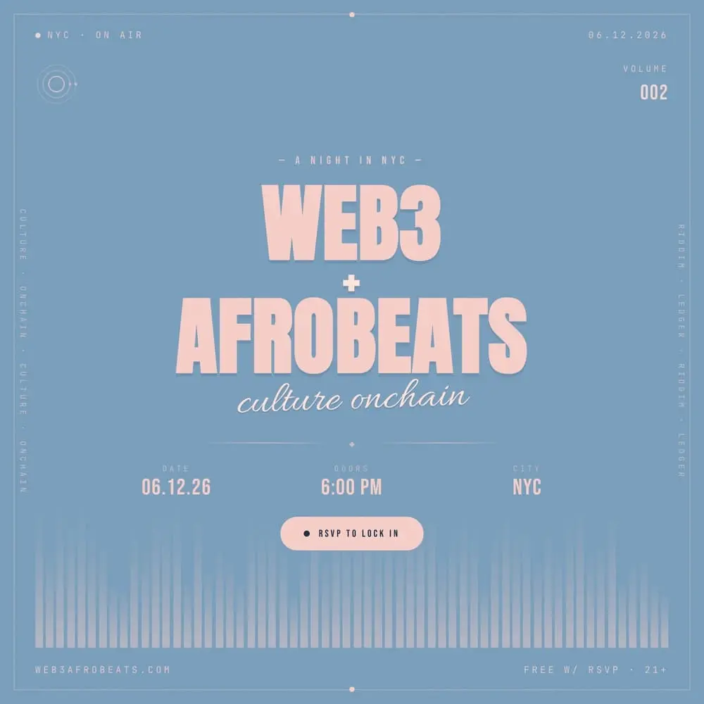 Web3 + Afrobeats presents Culture Onchain