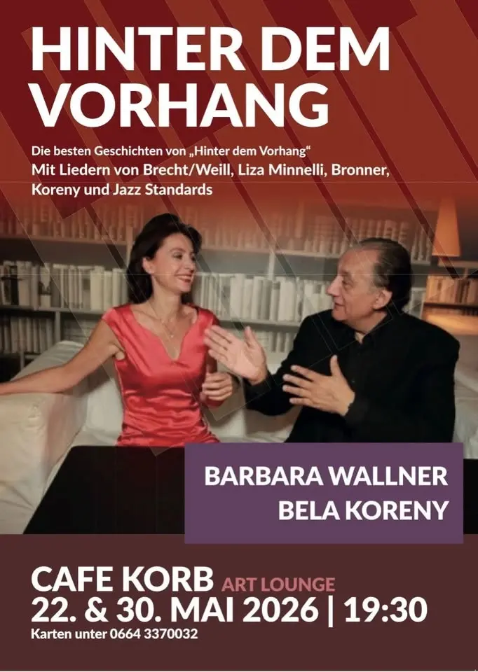 Barbara Wallner und Bela Koreny „HINTER DEM VORHANG“ Die besten Geschichten