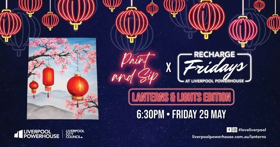Paint and Sip at Recharge Fridays Asia Edition