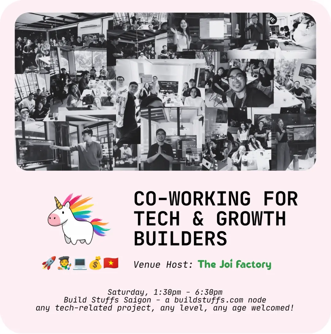 Cowork & Showcase for Tech/Growth Builders - BS33