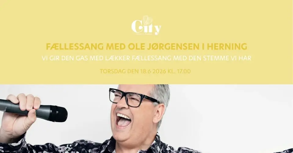 Fællessang med Ole Jørgensen i Herning 🎶