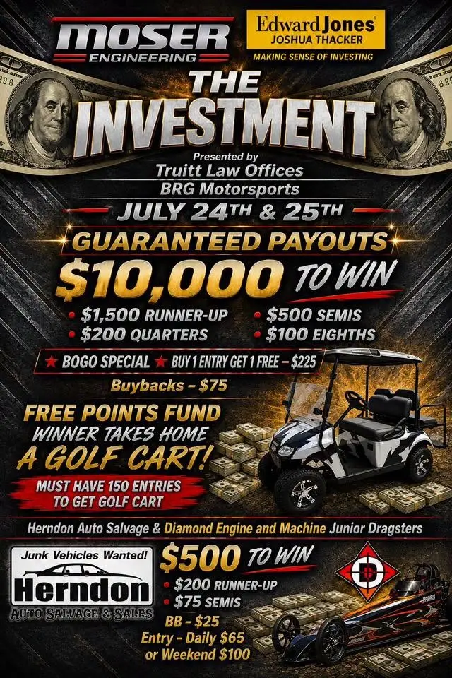 Moser Engineering & Edward’s Jones The Investment presented by Truitt Law Offices & BRG Motorsports