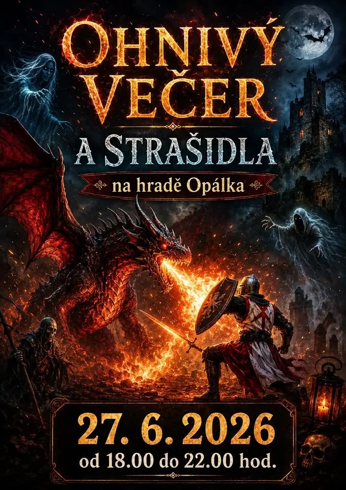 Středověký večer a strašidelný hrad