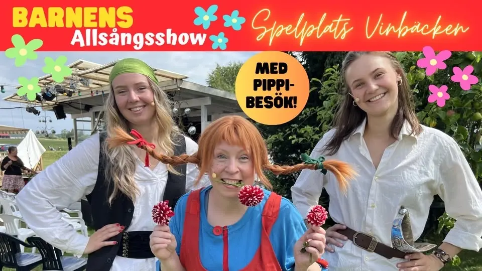 Barnens allsångshow med Pippibesök!