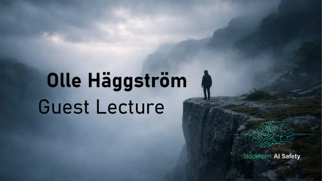 [Lecture] The fog is thick, the precipice may be near, and we are ill-prepared
