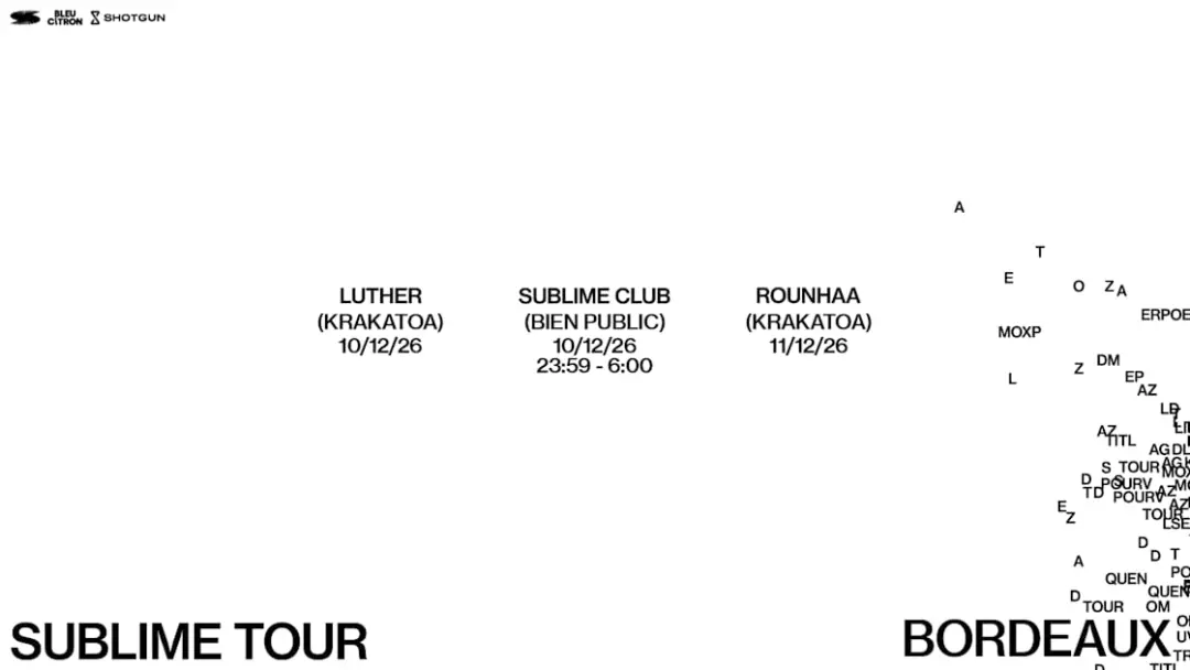 Sublime Tour - Bordeaux