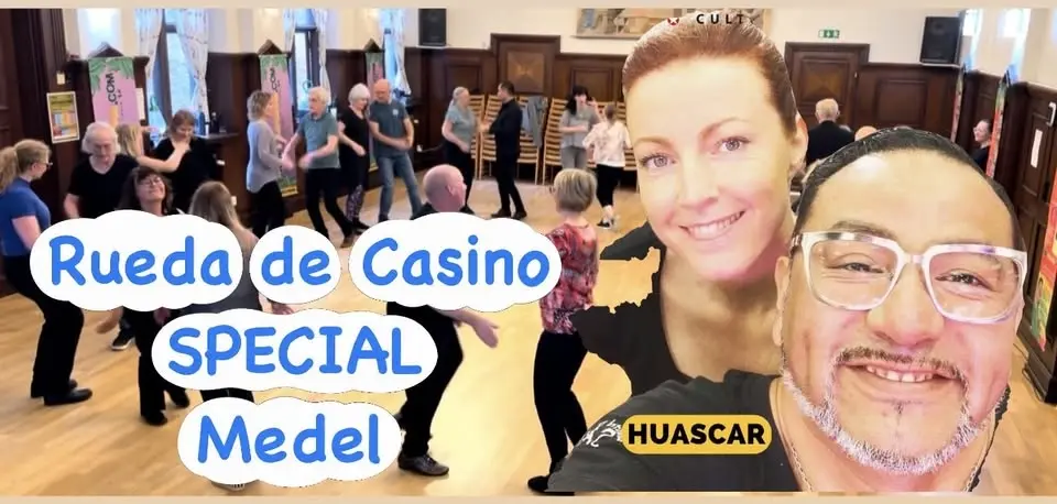 Rueda de Casino SPECIAL med Huascar & Jessica! Nivå: Medel - 3h, 20 min❗️inkl lunch 🥗 & fika ☕️