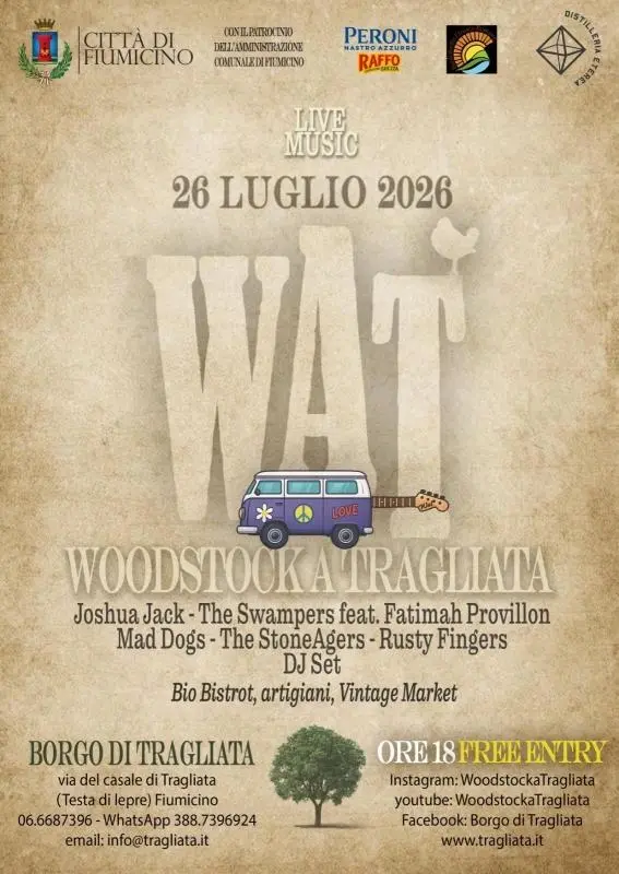 Woodstock A Tragliata 