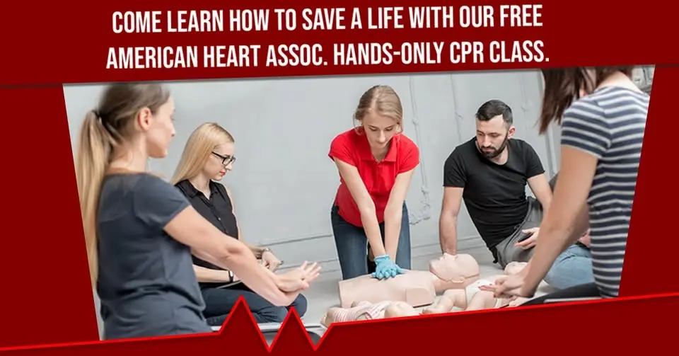 Free Hands only CPR, AED, and Airway Block