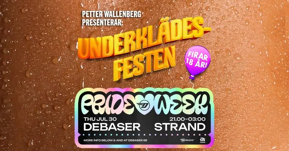 Underklädesfesten | Debaser Klubben