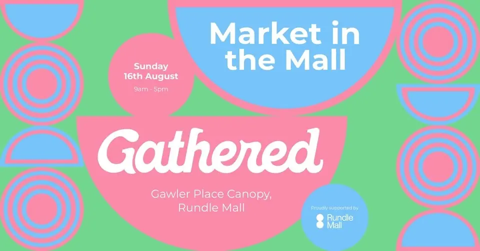 Gathered Market in the Mall