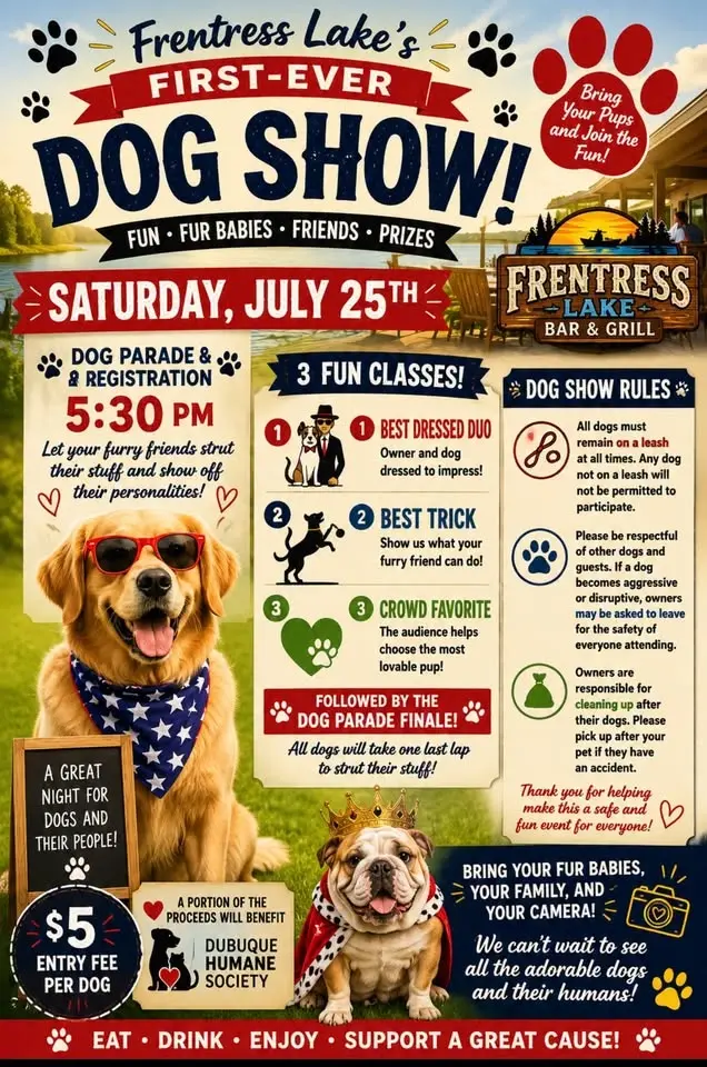 Frentress Lake First-Ever Dog Show🐾