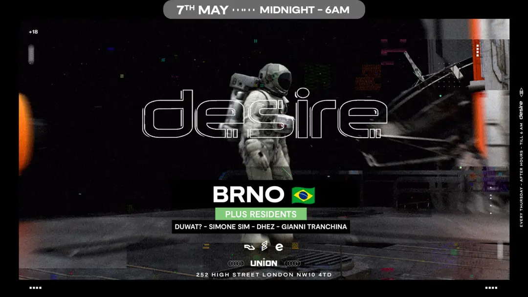DESIRE - Weekly Thursday After Party - BRNO