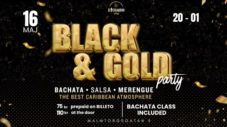 El Colmadón de Keloke presents: Black & Gold Party