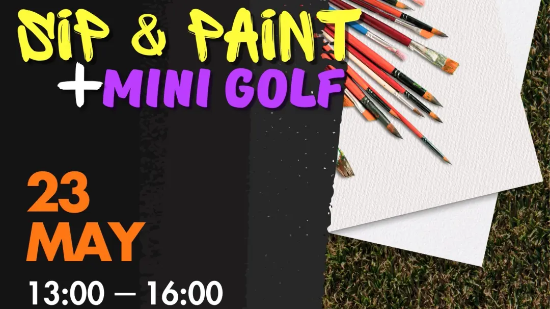 Chisel Studios x Ruff: Mini Golf Sip & Paint event
