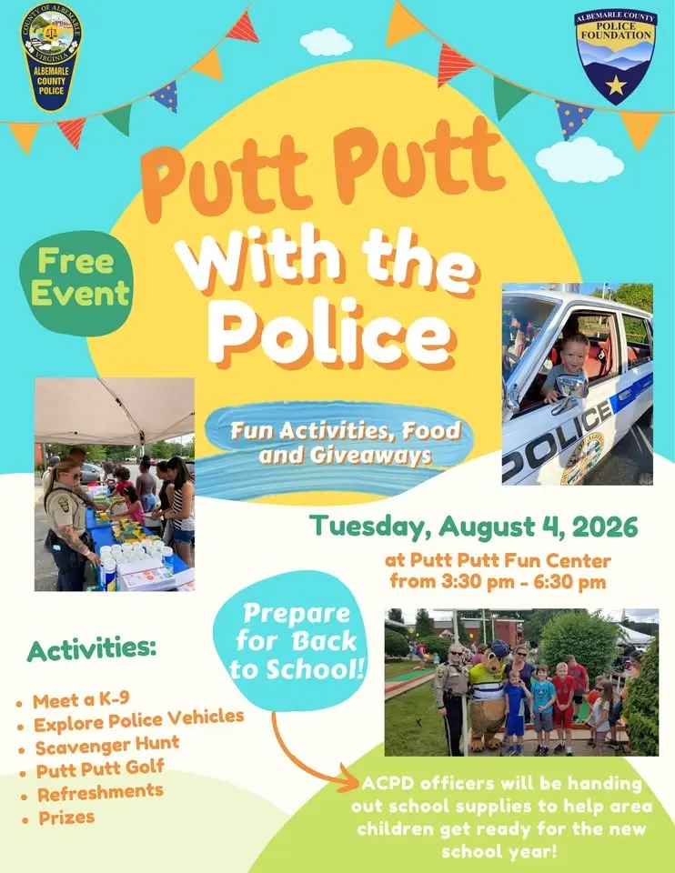 Putt Putt with the Police on National Night Out