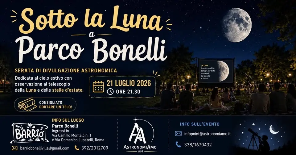 Sotto la Luna a Parco Bonelli