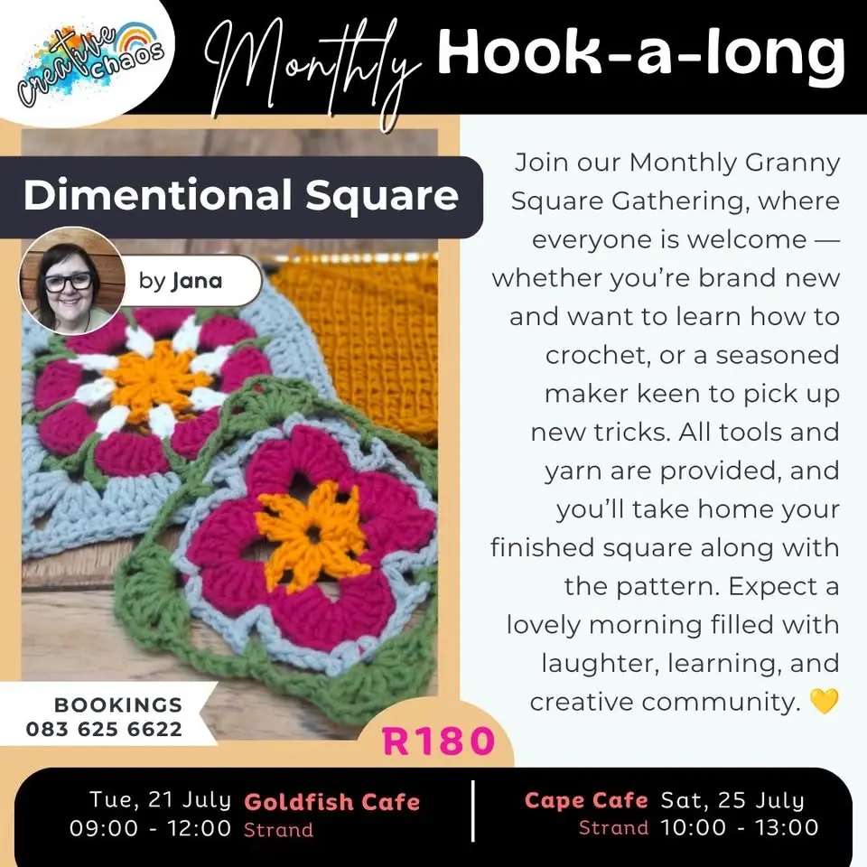 Crochet Workshop – Monthly Hook-a-long 