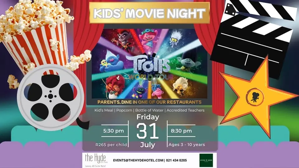 Kids' Movie Night at The Hyde Hotel with Trolls World Tour