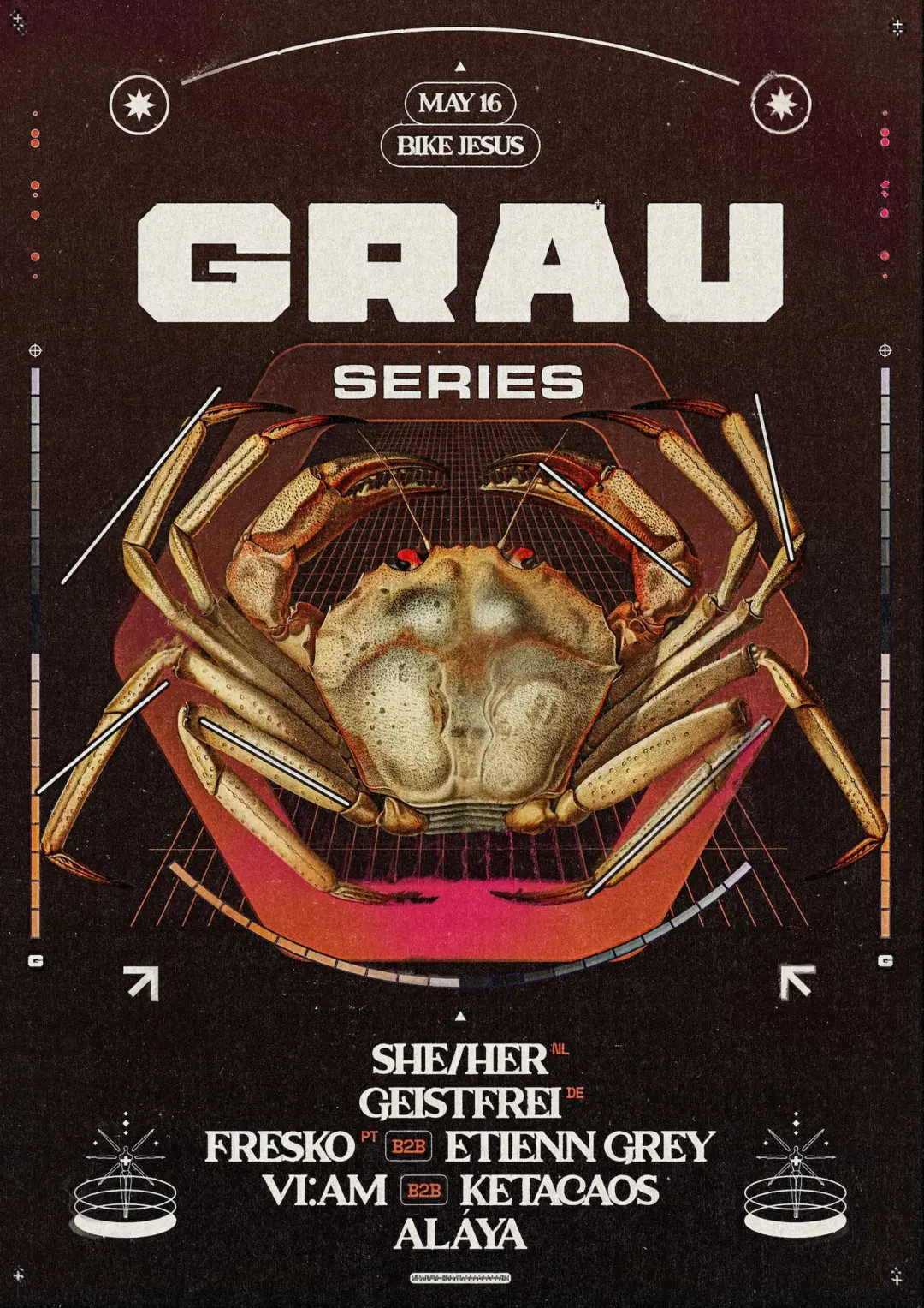 Grau Series with SHE/HER (NL), GEISTFREI (DE), FRESKO (PT), aláya, VI:AM b2b Ketacaos + more