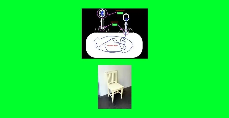 "Komposition med stol (4): COUNTER JENNY", Dylan Murray