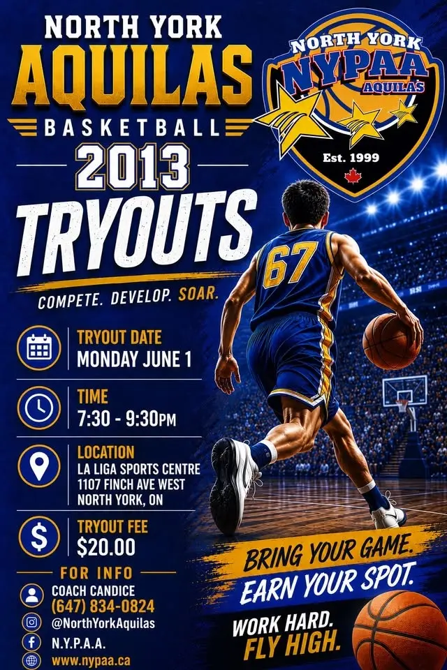 North York Aquilas - Born 2013 Tryout