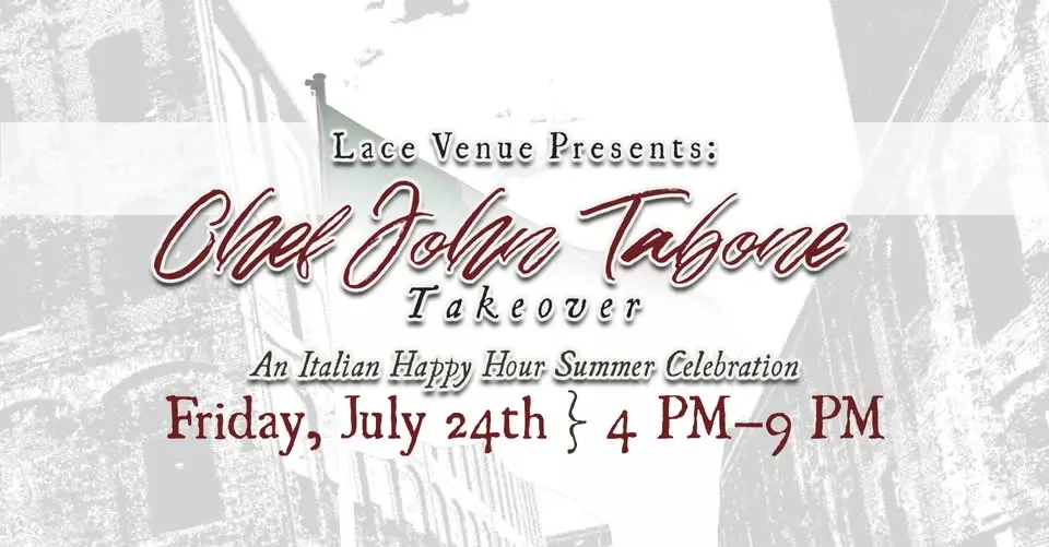 Chef John Tabone Lace Venue Takeover
