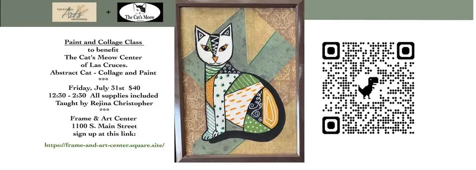 Abstract Cat Class - Benefiting Cat's Meow Center of Las Cruces!
