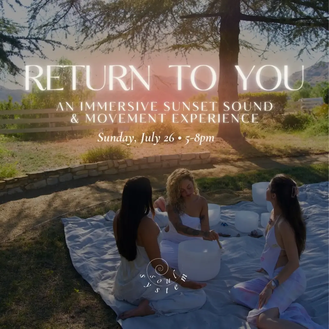 Return to You 🌀 Full Moon Sunset Sound Bath + Yoga + Human Design Experience