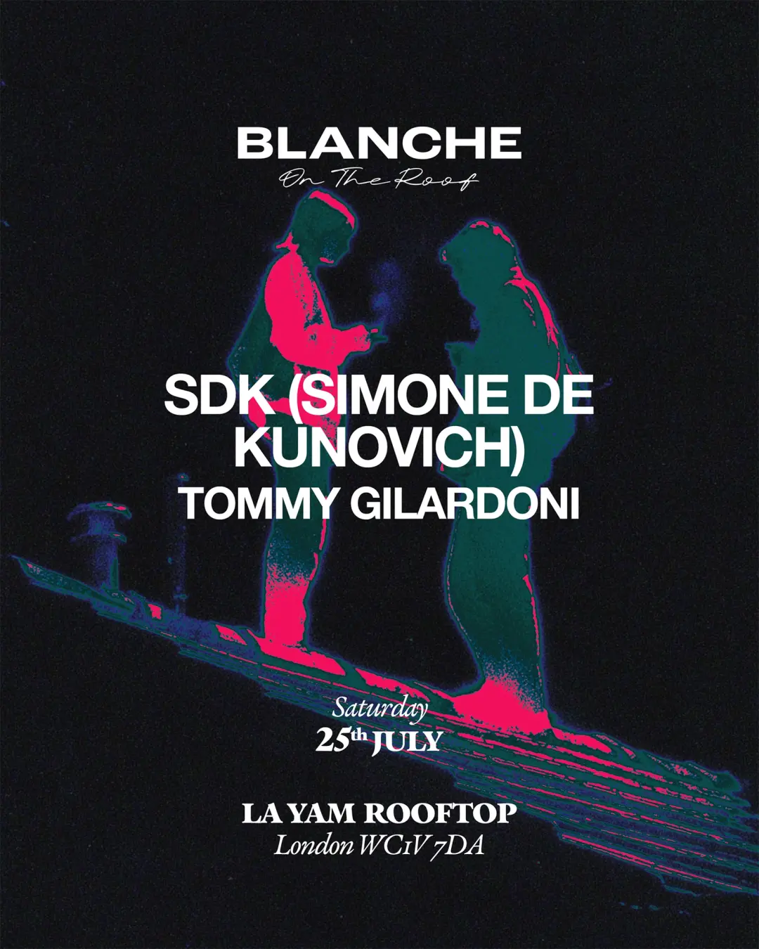 Blanche on the Roof with Simone de Kunovich