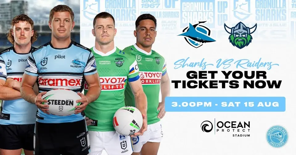 2026 NRL Telstra Premiership - Cronulla Sharks v Canberra Raiders