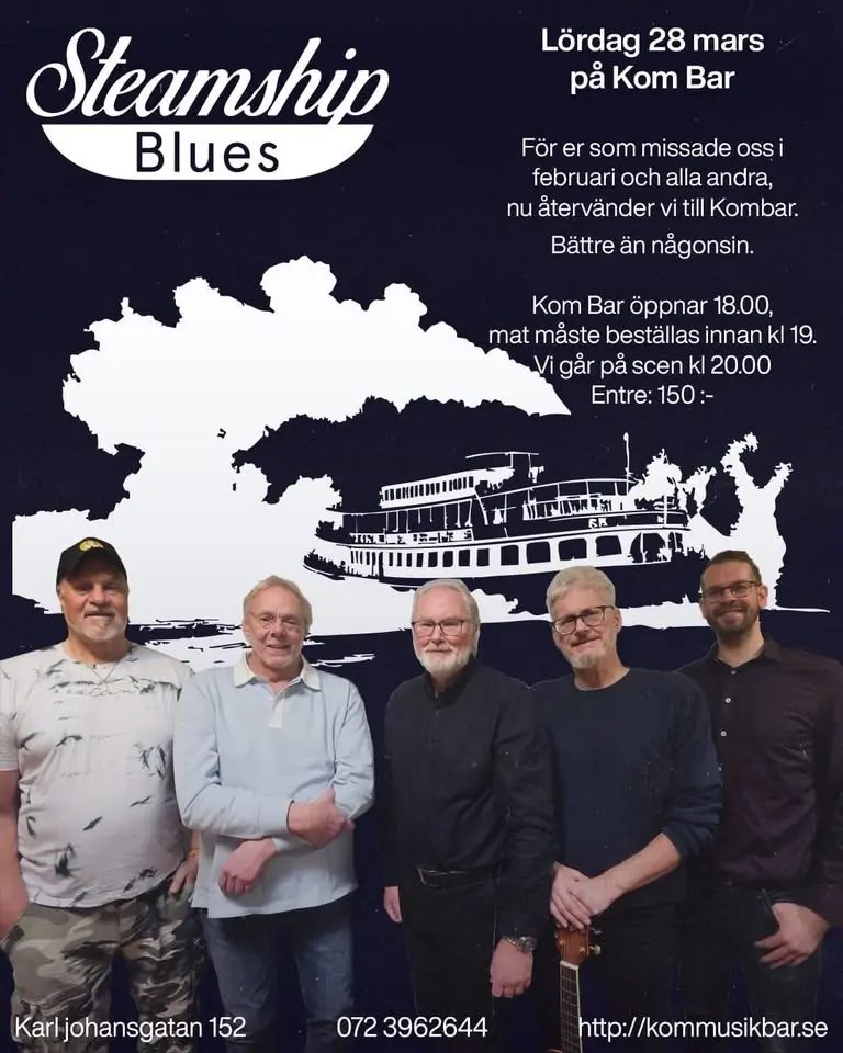 Steamship Blues live på KoM Bar 