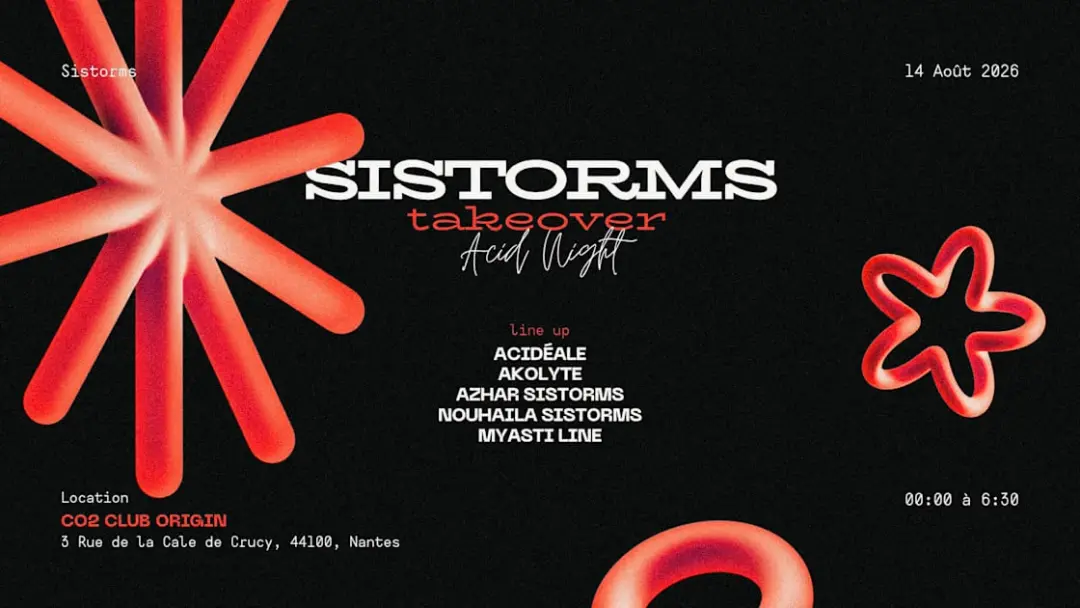 Sistorms Take Over — Acid Night @ Co₂ Club Origin