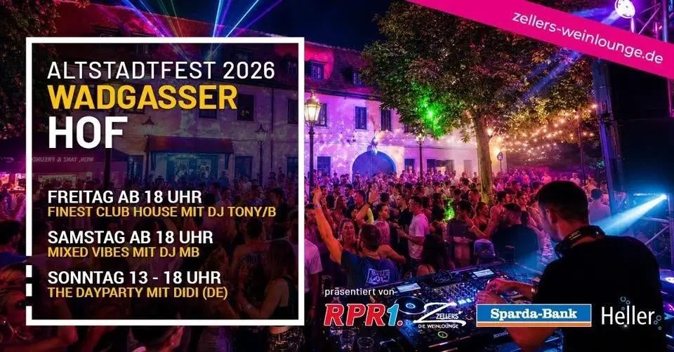 Altstadtfest Kaiserslautern 2026 im Wadgasser Hof