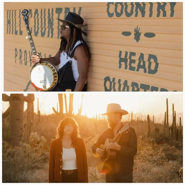 Steve Ray Ladson "Blackgrass BrotherCana" and Devin Tuel & Stephen Harms (formerly Native Harrow)