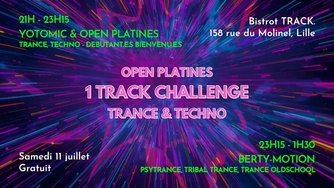 Open Platines Interactif - One Track Challenge