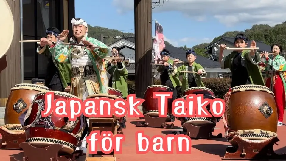 Japansk Taiko för barn - lek, rörelse och rytm