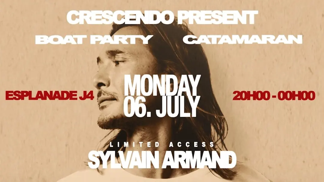 Crescendo Boat Party X Sylvain Armand