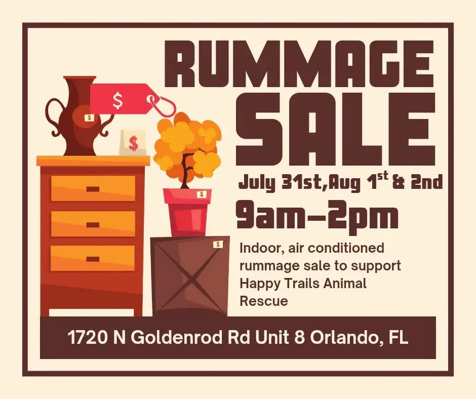Annual Rescue Rummage Sale!